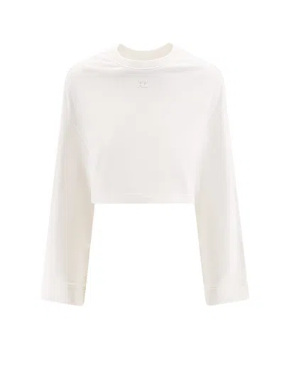 COURRÈGES CROPPED SWEATSHIRT