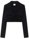 Courrèges Cropped Top With Polo Collar