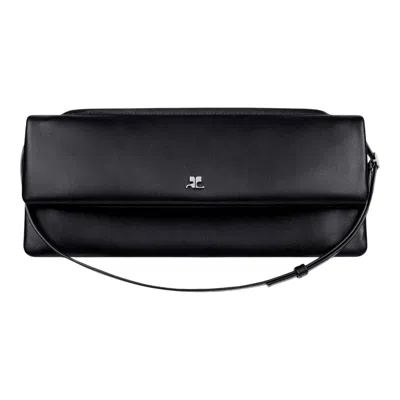 Courrèges Cuff Leather Clutch