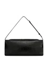Courrèges Courreges Cuff Leather Clutch In Black