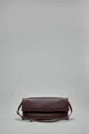 Courrèges Shoulder Bag Cuff Design Adjustable Strap In Burgundy