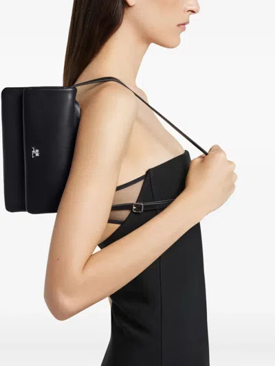 Courrèges Cuff Leather Mini Clutch