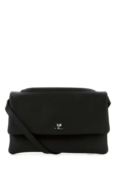 Courrèges Courreges Cuff Leather Miniclutch In Black