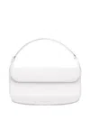 Courrèges Curved-flap Shoulder Bag In White