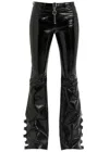 Courrèges Pants In Black Cotton In Black