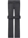Courrèges Cut-out Detailing Trousers In Grey