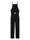 Courrèges Cut-out Jumpsuit In Black