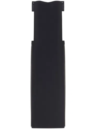 Courrèges Cut-out Midi Dress In Black