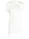 Courrèges Cut-out Shift Dress In Weiss