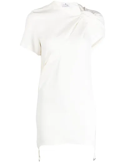 Courrèges Cut-out Shift Dress In Weiss