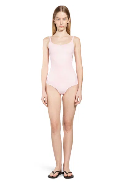Courrèges Cut-out Swimsuit In Pink