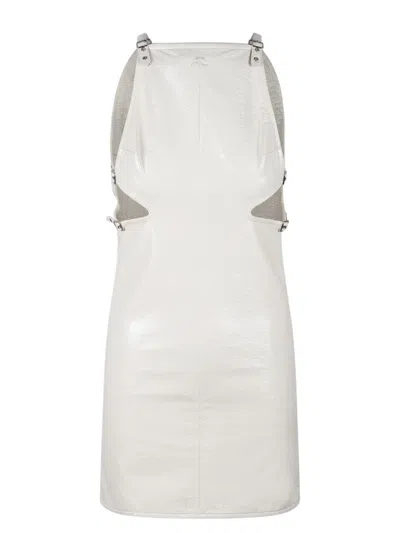 Courrèges Cut-out Vinyl Dress