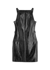 Courrèges Black Multi Sangle Vinile A Line Dress In Black