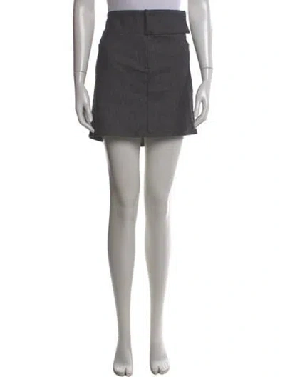 Pre-owned Courrèges Cutout Accent Mini Skirt W/ Tags