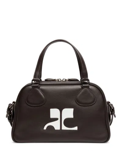 Courrèges Dark Brown Reedition Duffle Bag