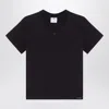 COURRÈGES COURRÈGES DARK CREW-NECK T-SHIRT