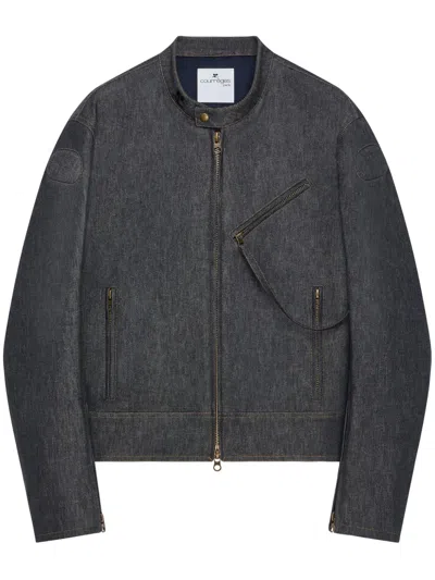 COURRÈGES DENIM BOMBER JACKET
