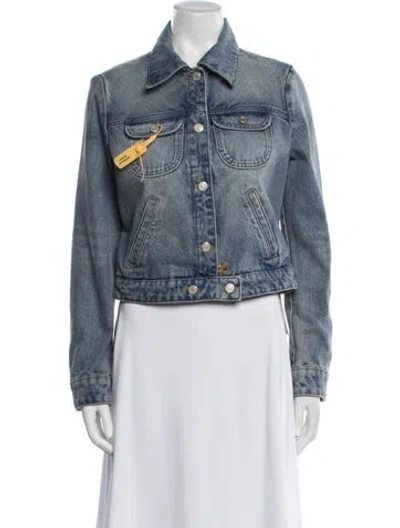 Pre-owned Courrèges Denim Jacket In Blue
