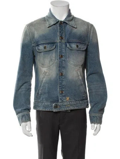 Pre-owned Courrèges Denim Jacket In Blue