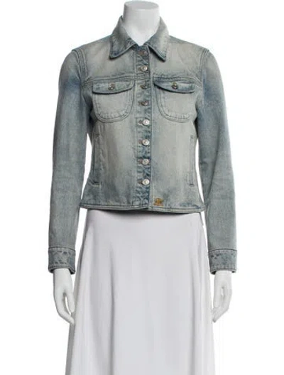 Pre-owned Courrèges Denim Jacket In Blue