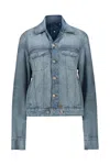 Courrèges Denim Jacket Clothing In Blue
