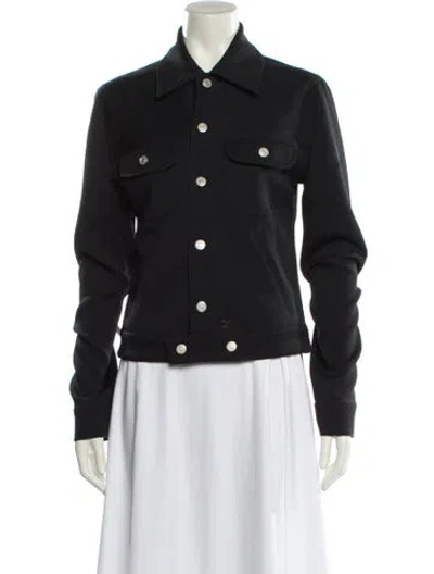 Pre-owned Courrèges Denim Jacket W/ Tags In Black
