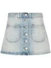 COURRÈGES DENIM MINI SKIRT