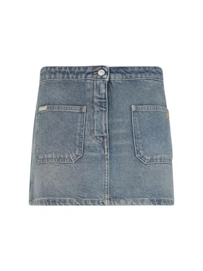 COURRÈGES DENIM MINI SKIRT