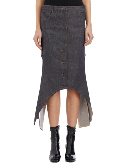 Courrèges Courregès Denim Reversed Skirt