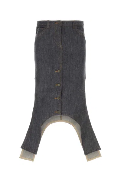 COURRÈGES DENIM SKIRT