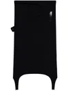 Courrèges Diving Crepe Midi Skirt In Black