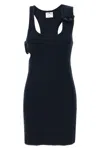 Courrèges Courreges Black Cotton Mini Dress