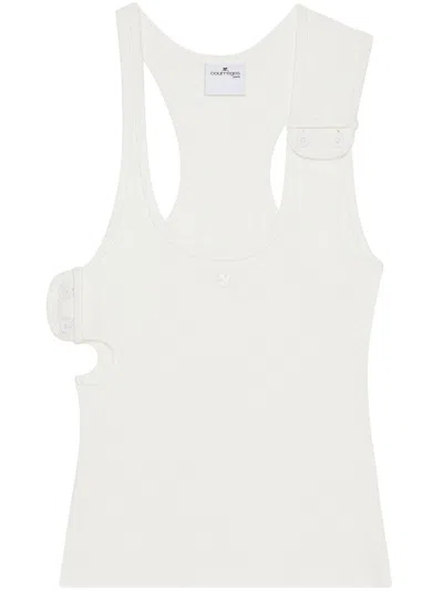 COURRÈGES DOUBLE BUCKET TANK TOP