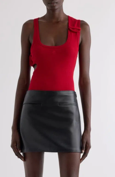 COURRÈGES COURRÈGES DOUBLE BUCKLE RIB TANK