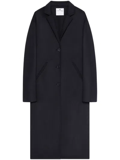 COURRÈGES DOUBLE-FACE WOOL COCOON COAT