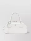 Courrèges Double Handle Detachable Strap Bowling Bag