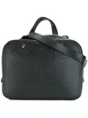 Courrèges Double Handles Medium Tote In Black
