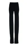 Courrèges Double Hem Interlock Pants In Black