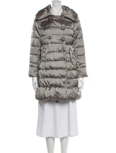 Pre-owned Courrèges Down Coat In Gray