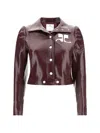 Courrèges Courreges Reedition Reedition Vinyl Jkt In Burgundy