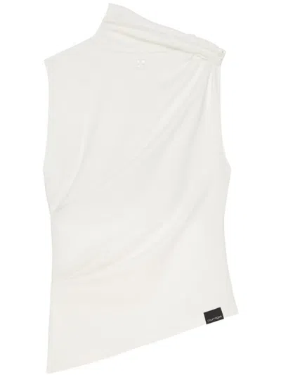Courrèges Courreges Draped Top In White