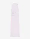 Courrèges Draped Maxi Dress In Light Pink