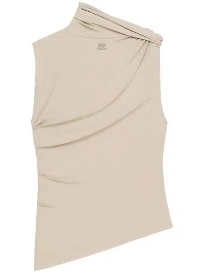 COURRÈGES DRAPED TOP
