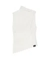 Courrèges Courreges Women Draped Top In White