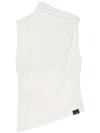 Courrèges Courreges Women Draped Top In White