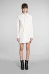 Courrèges Dress In Beige Cotton In Beige