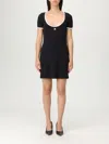 Courrèges Holistic Contrast Jersey Mini Dress