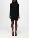 Courrèges Dress With Logo In Schwarz
