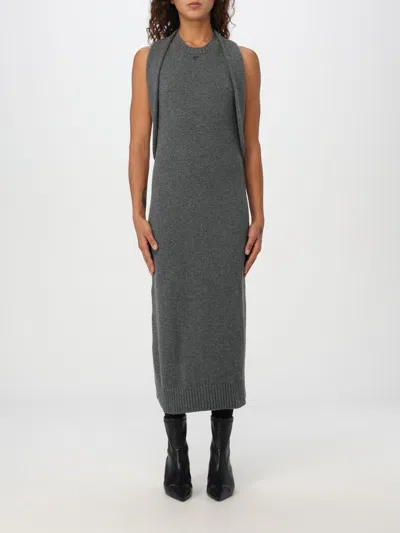 COURRÈGES DRESS COURRÈGES WOMAN COLOR GREY,G12916020