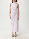 Courrèges Dress  Woman Color Pink In Purple